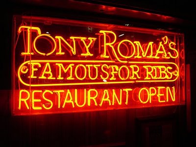 tony romas famous for ribs